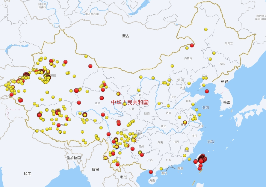 中国有多少地震监测台站